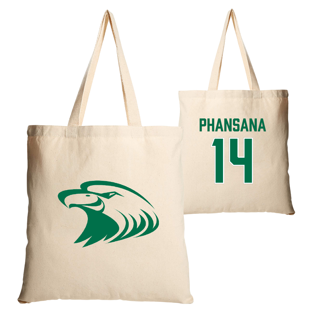Central Methodist University Soccer Tan Canvas Tote Bag - #14 Evan Phansana