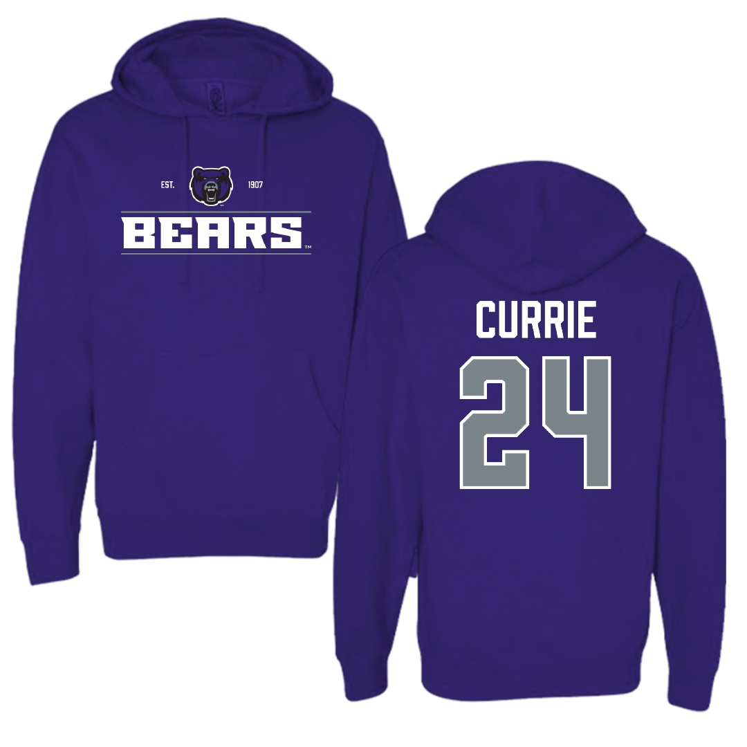 University of Central Arkansas Softball Purple General Hoodie - #24 Sarah Currie