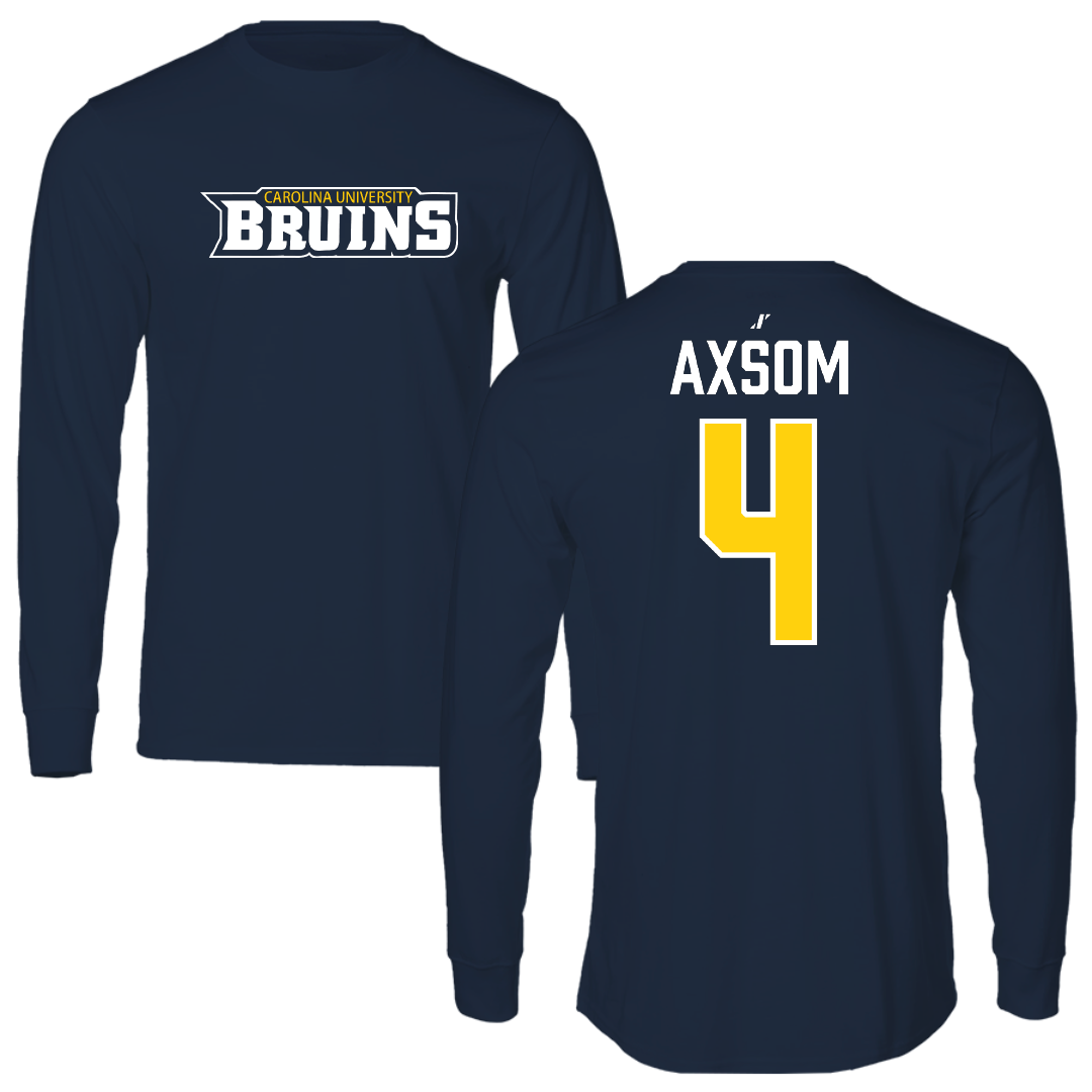 Carolina University Baseball Navy Performance Long Sleeve - #4 Garrett Axsom