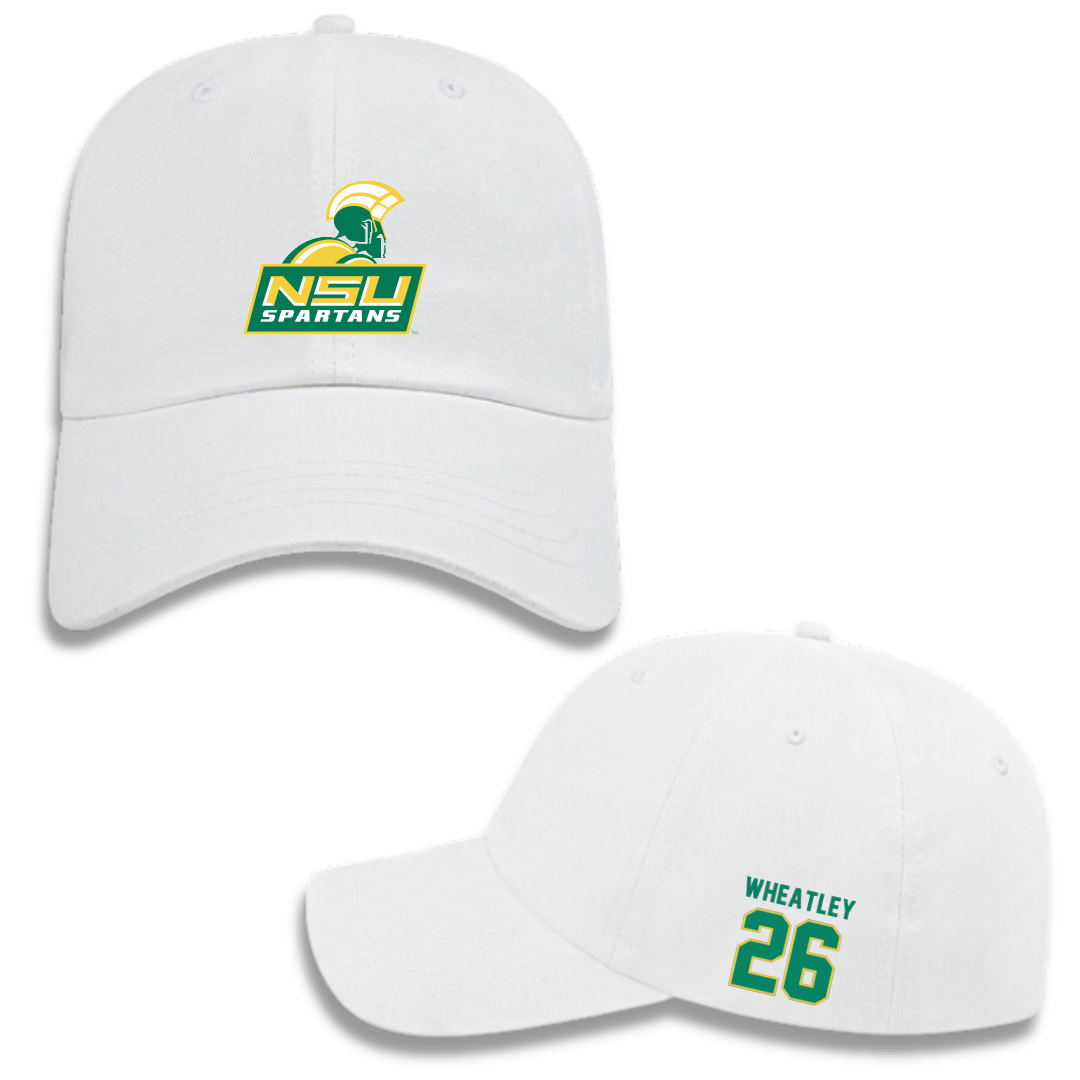 Norfolk State University Softball White Hat - #26 Reagan Wheatley