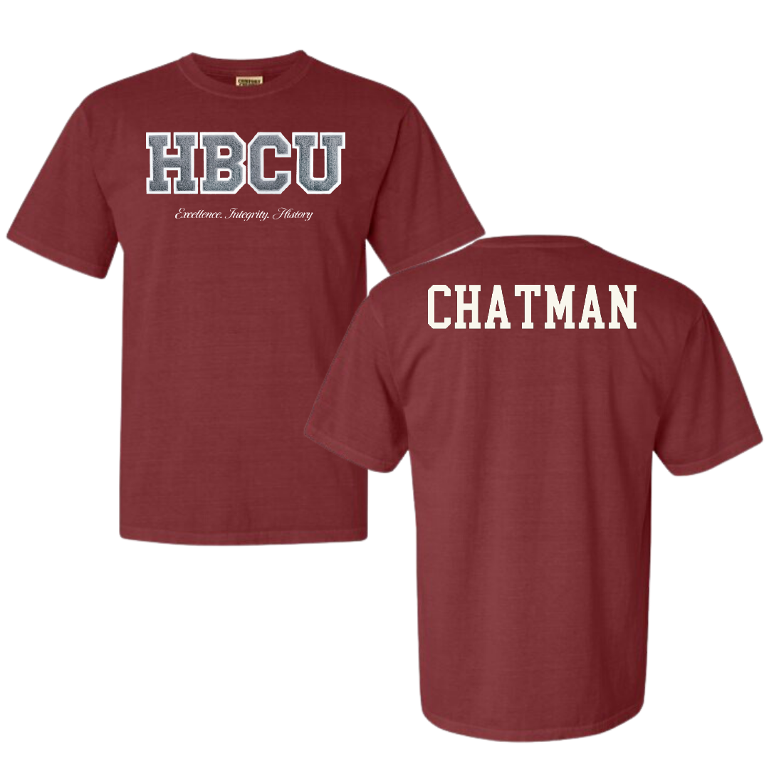 Alabama A&M University Cheer Maroon HBCU Varsity Comfort Colors Tee - Lyric Chatman