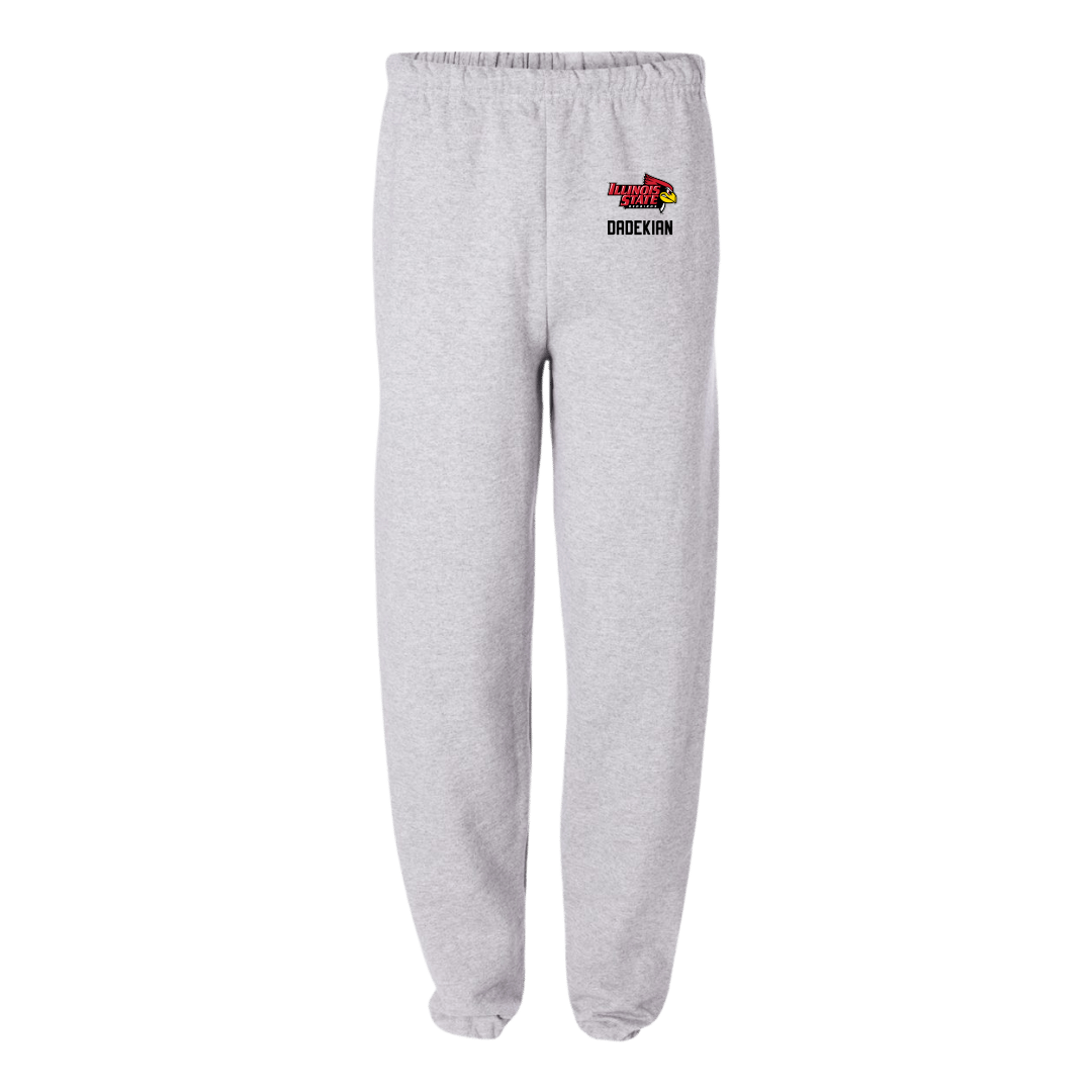 Illinois State University Soccer (W) Light Gray Sweatpants - #12 Sosi Dadekian