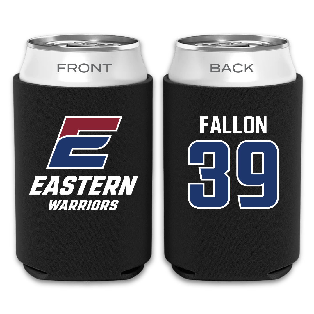 Eastern Connecticut State University Baseball Black Can Cooler - #39 Sean Fallon