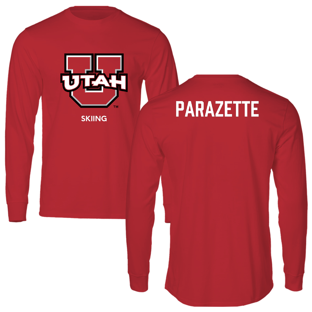 University of Utah Skiing Red Utes Long Sleeve - Oliver Parazette