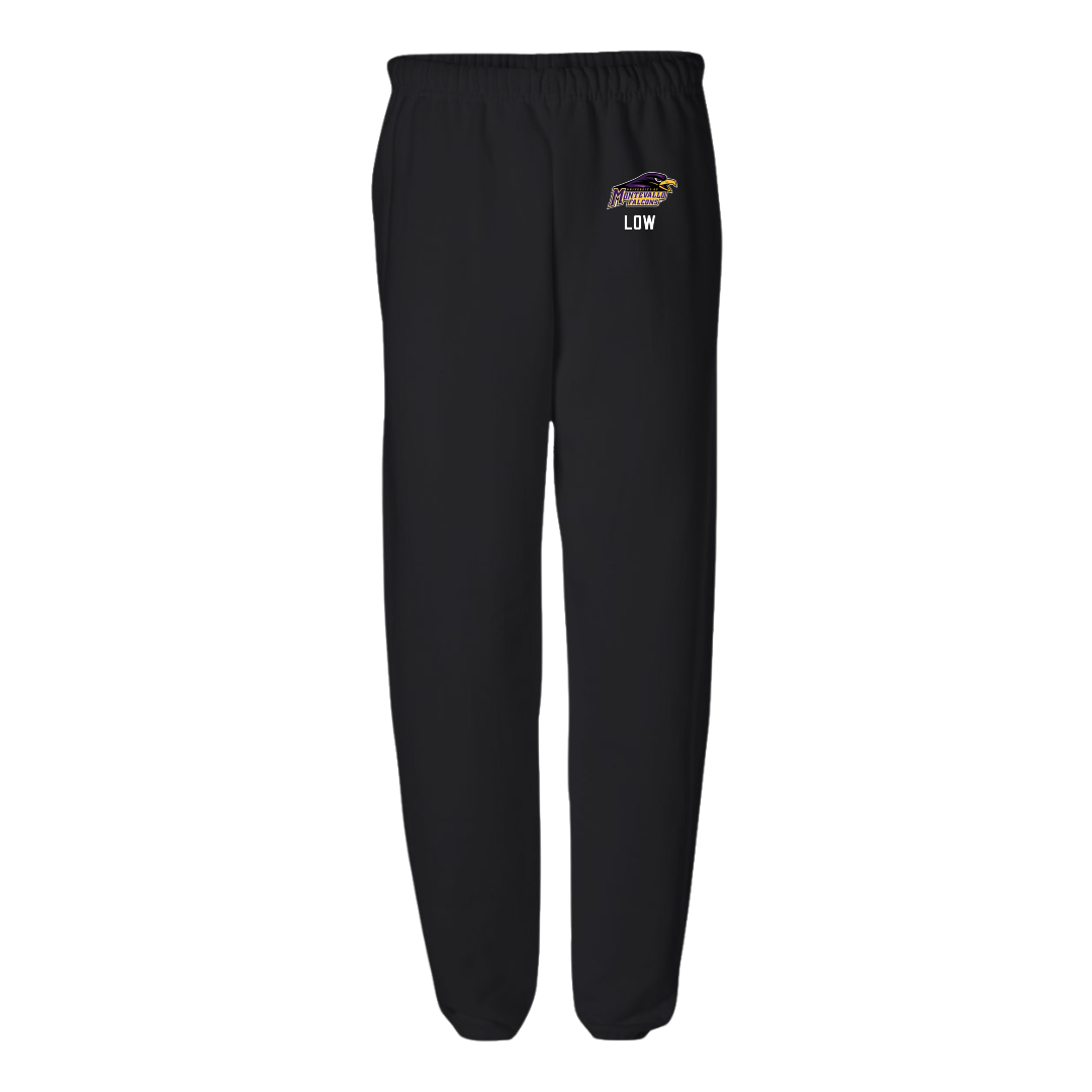 University of Montevallo Acrobatics & Tumbling Black Sweatpants - #9 Mel Low