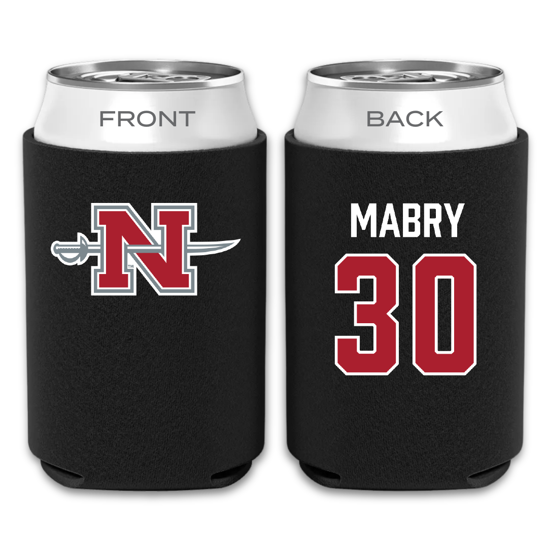 Nicholls State University Baseball Black Can Cooler - #30 Will Mabry