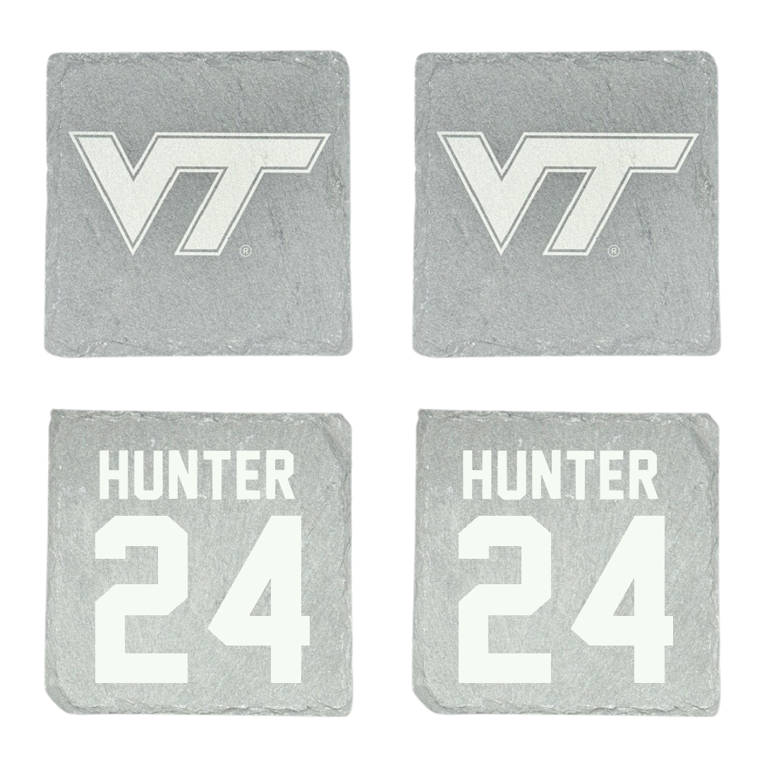 Virginia Tech Baseball Stone Coaster (4 Pack)  - #24 Grant Hunter