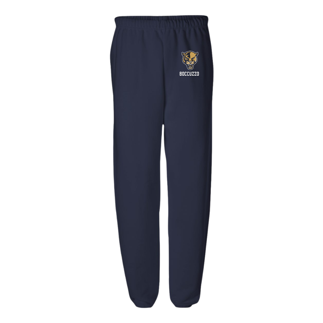Florida International University Soccer (M) Navy Sweatpants - #8 David Boccuzzo