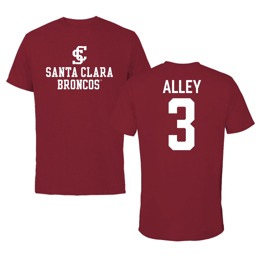 Santa Clara University Softball Cardinal Tee - #3 Hope Alley