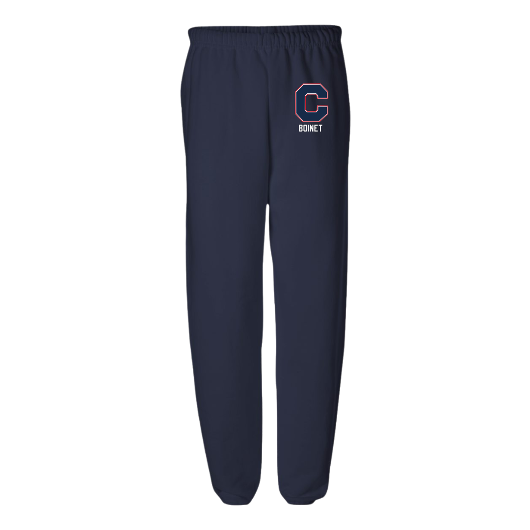 Catawba College Soccer (M) Navy Sweatpants - #3 Thomas Boinet