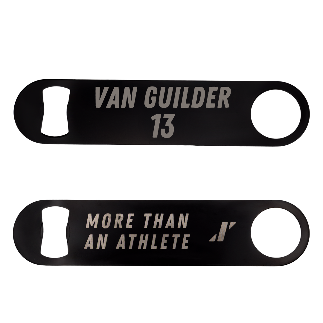 University of Wisconsin-River Falls Soccer Black Bottle Opener - #13 Greta Van Guilder