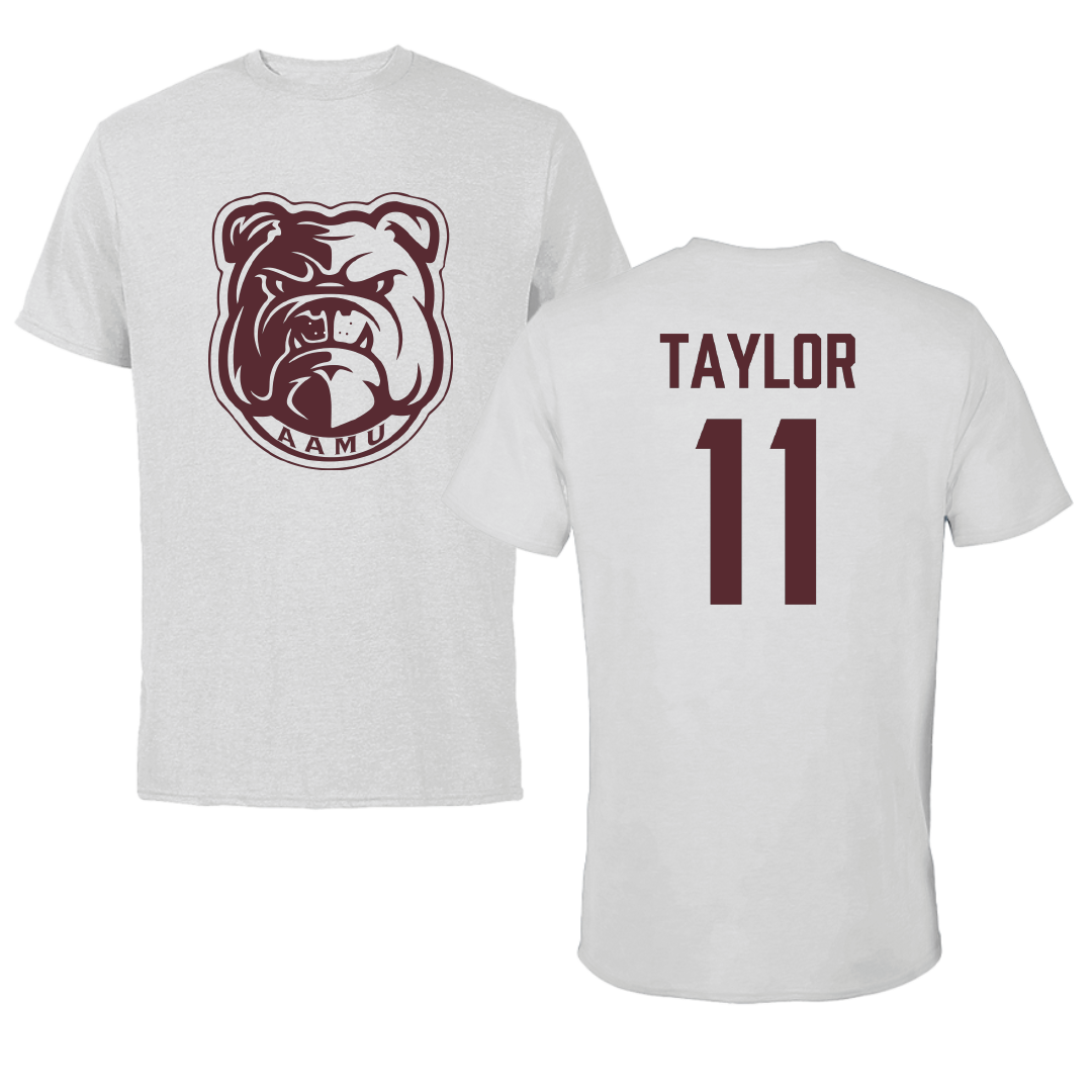 Alabama A&M University Volleyball Light Gray Tee - #11 Tamirea Taylor