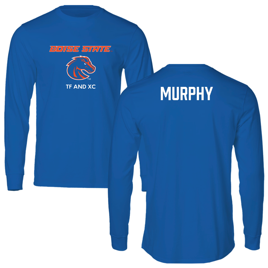 Boise State University TF and XC Blue Performance Long Sleeve - McKenna Murphy