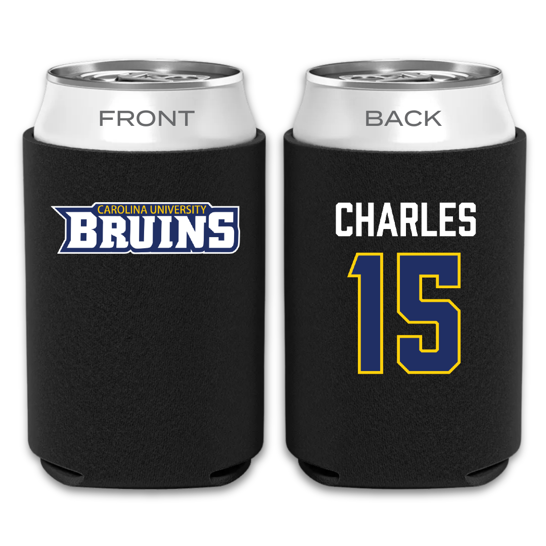Carolina University Basketball (M) Black Can Cooler - #15 Adden Charles