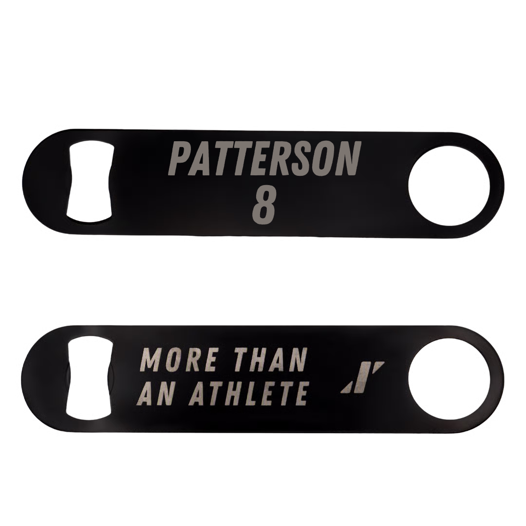 Baseball Black Bottle Opener - #8 Daniel Patterson