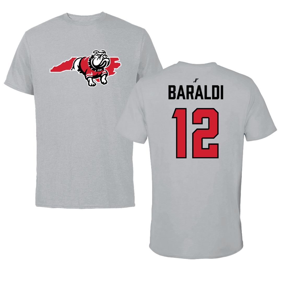 Gardner-Webb University Basketball (W) Sport Gray Tee - #12 Anna Baraldi