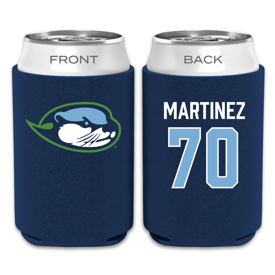 Cal State Monterey Bay Softball Navy Can Cooler - #70 Nevaeh Martinez