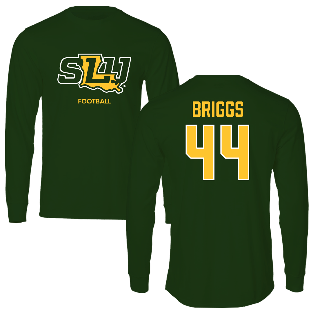 Southeastern Louisiana University Football Forest Green Long Sleeve - #44 Connor Briggs
