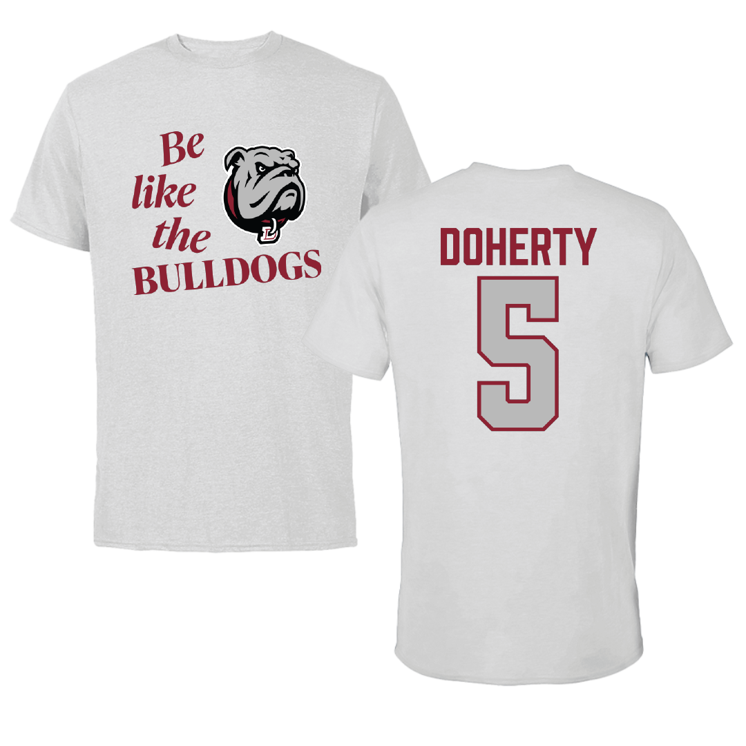 Dean College Soccer Light Gray Be Like Us Tee - #5 Seamus Doherty