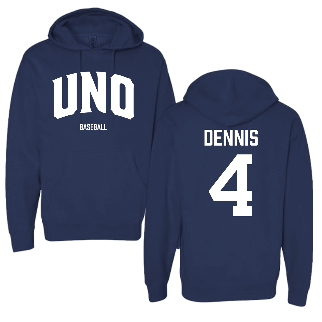 University of New Orleans Baseball Navy Hoodie - #4 Cortez Dennis