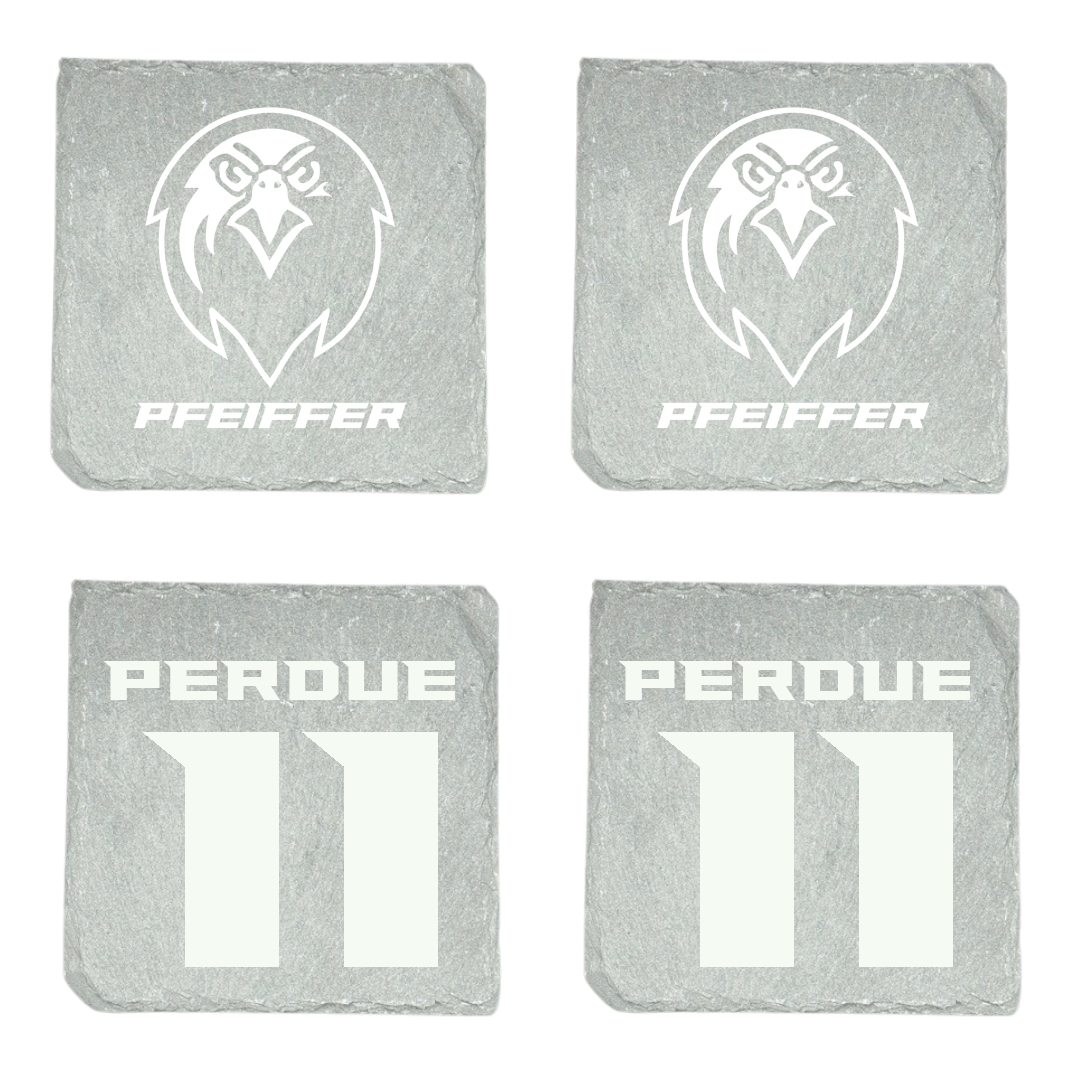 Pfeiffer University Softball Stone Coaster (4 Pack)  - #11 Ky Perdue
