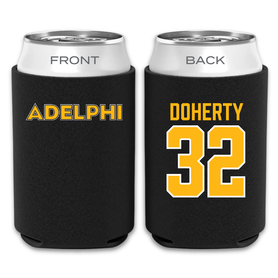 Adelphi University Lacrosse Black Can Cooler - #32 Brian Doherty