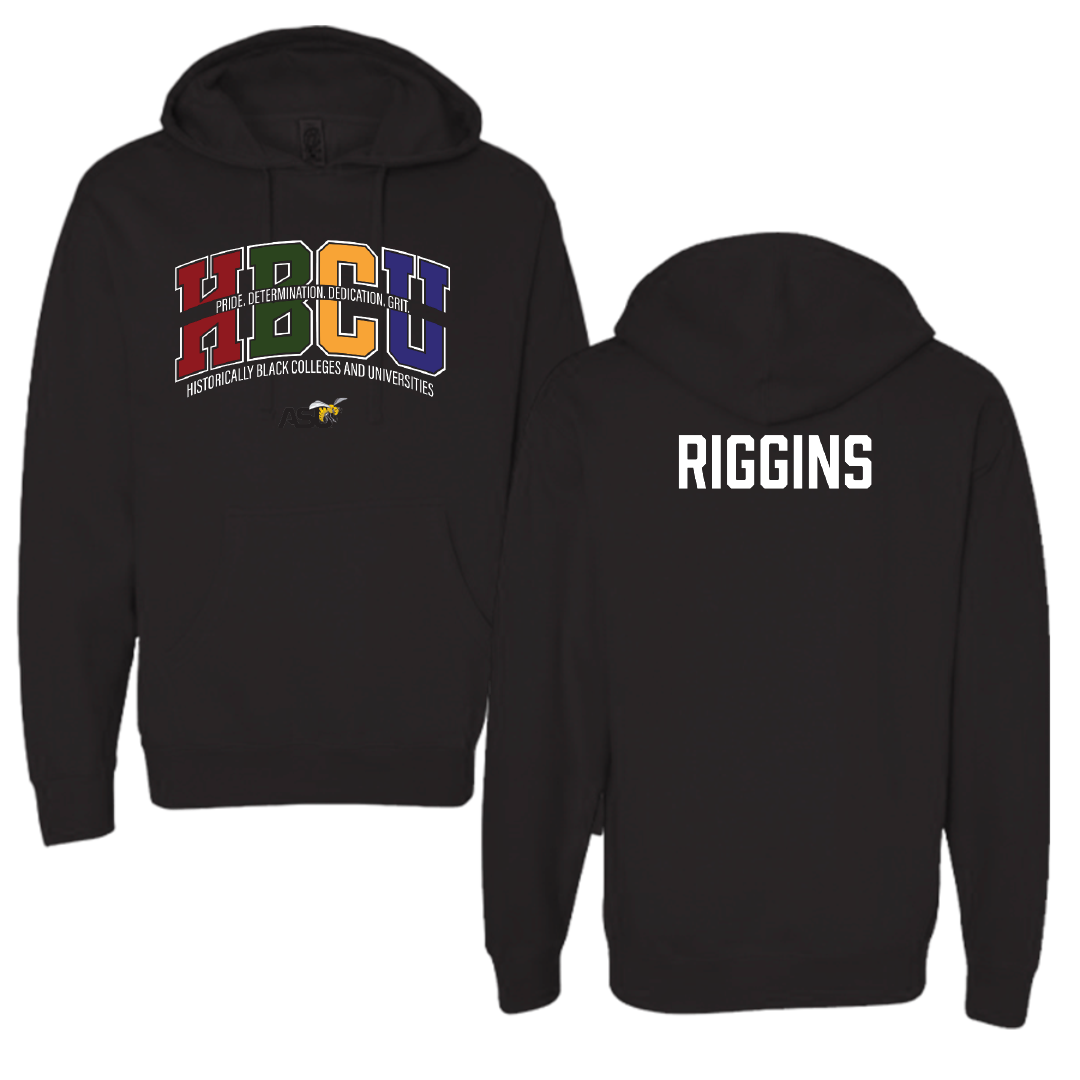 Alabama State University TF and XC Black HBCU Hoodie - Isaiah Riggins