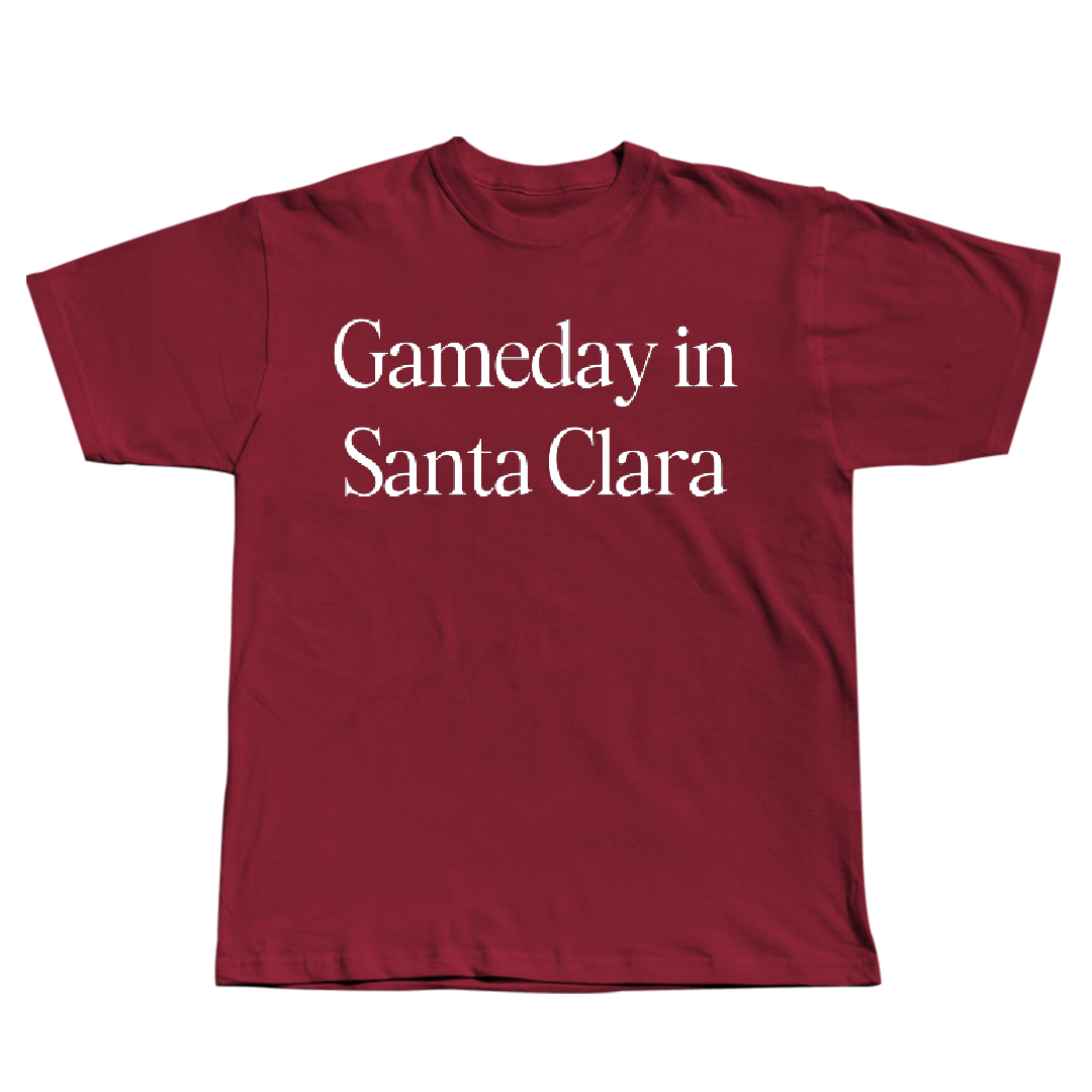 Santa Clara University Softball Cardinal Gameday Tee - #2 Marie Martorella