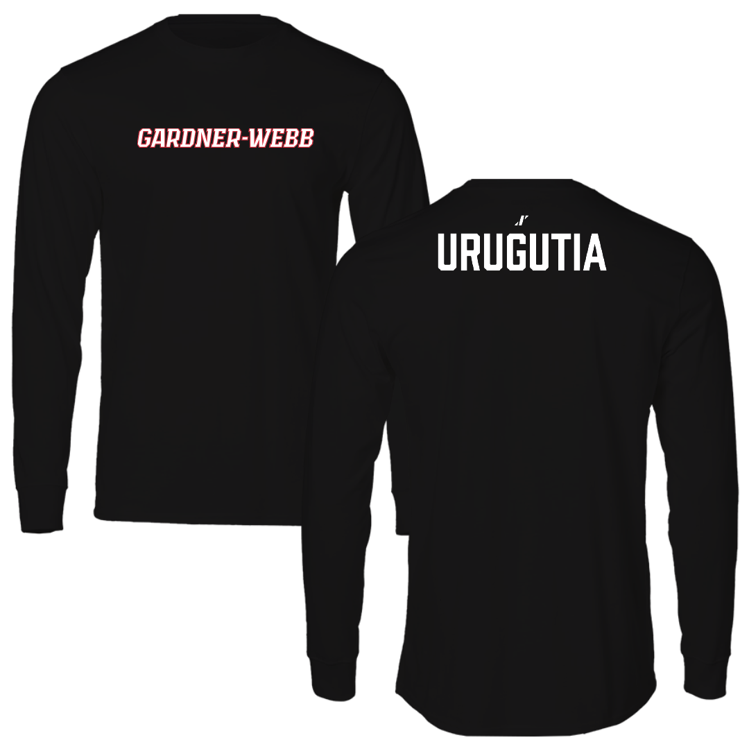 Gardner-Webb University TF and XC Black Long Sleeve - Angel Urugutia