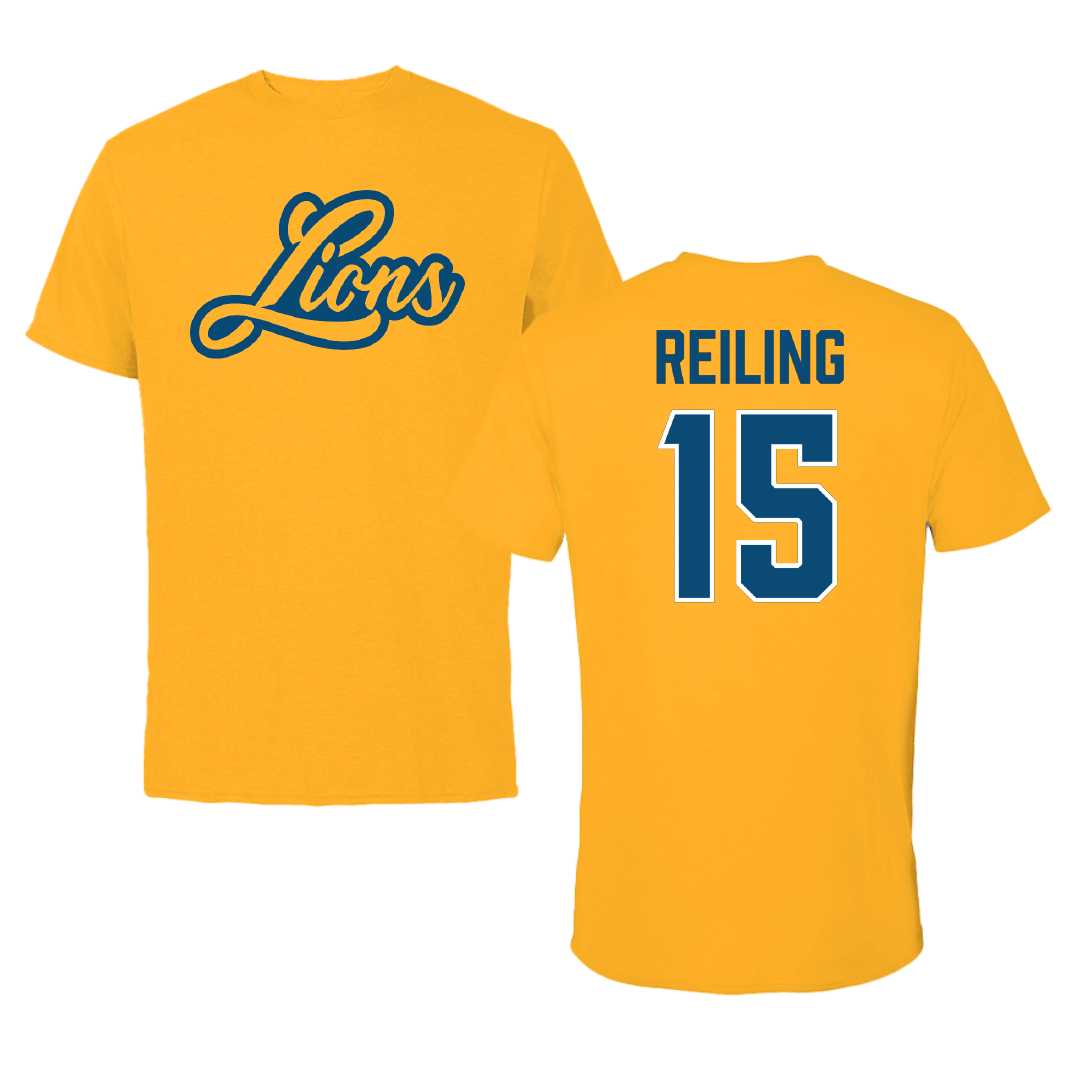 The College of New Jersey Baseball Gold Tee - #15 Alex Reiling