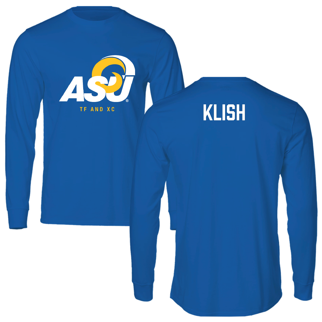 Angelo State University TF and XC Blue Performance Long Sleeve - Coy Klish