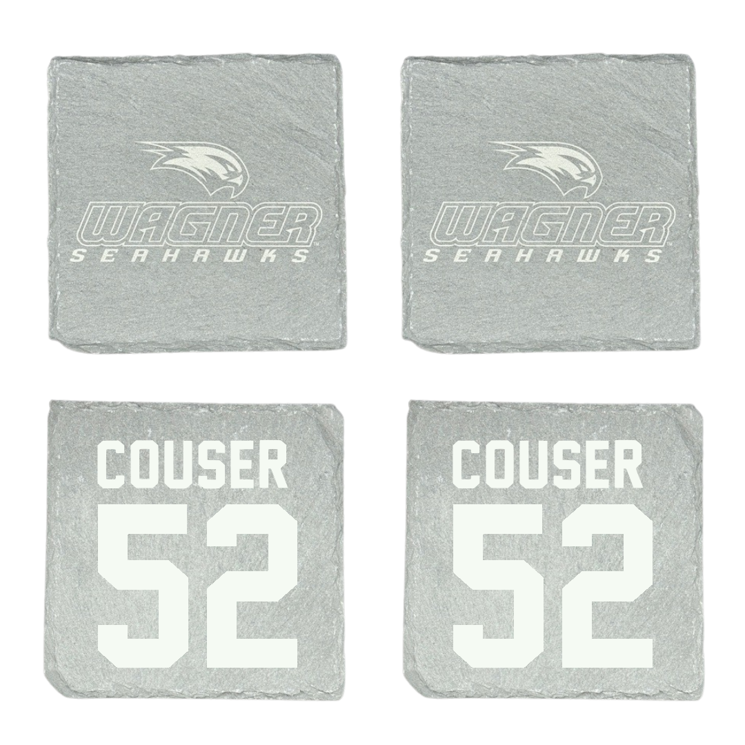 Wagner College Baseball Stone Coaster (4 Pack)  - #52 Chris Couser