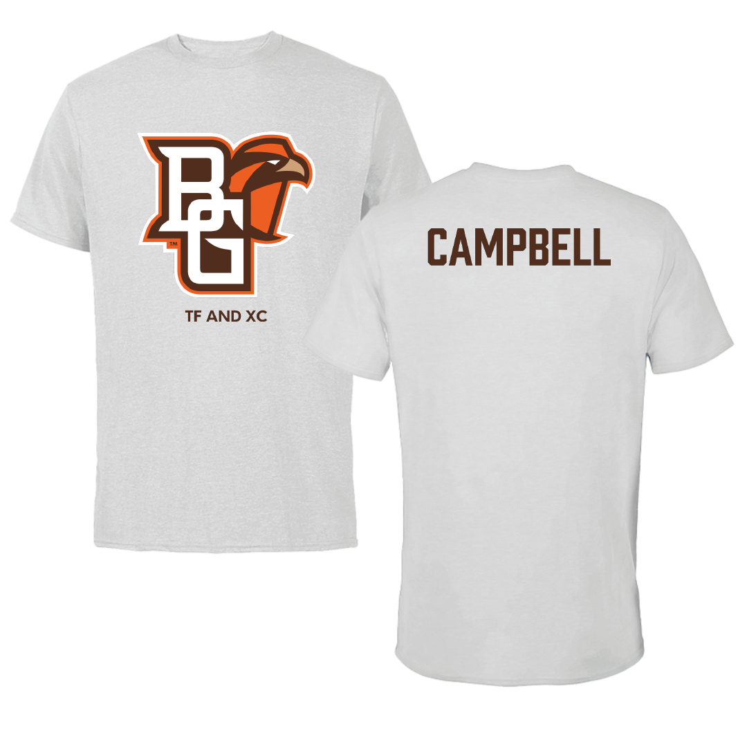 Bowling Green State University TF and XC Light Gray Performance Tee - Reagan Campbell