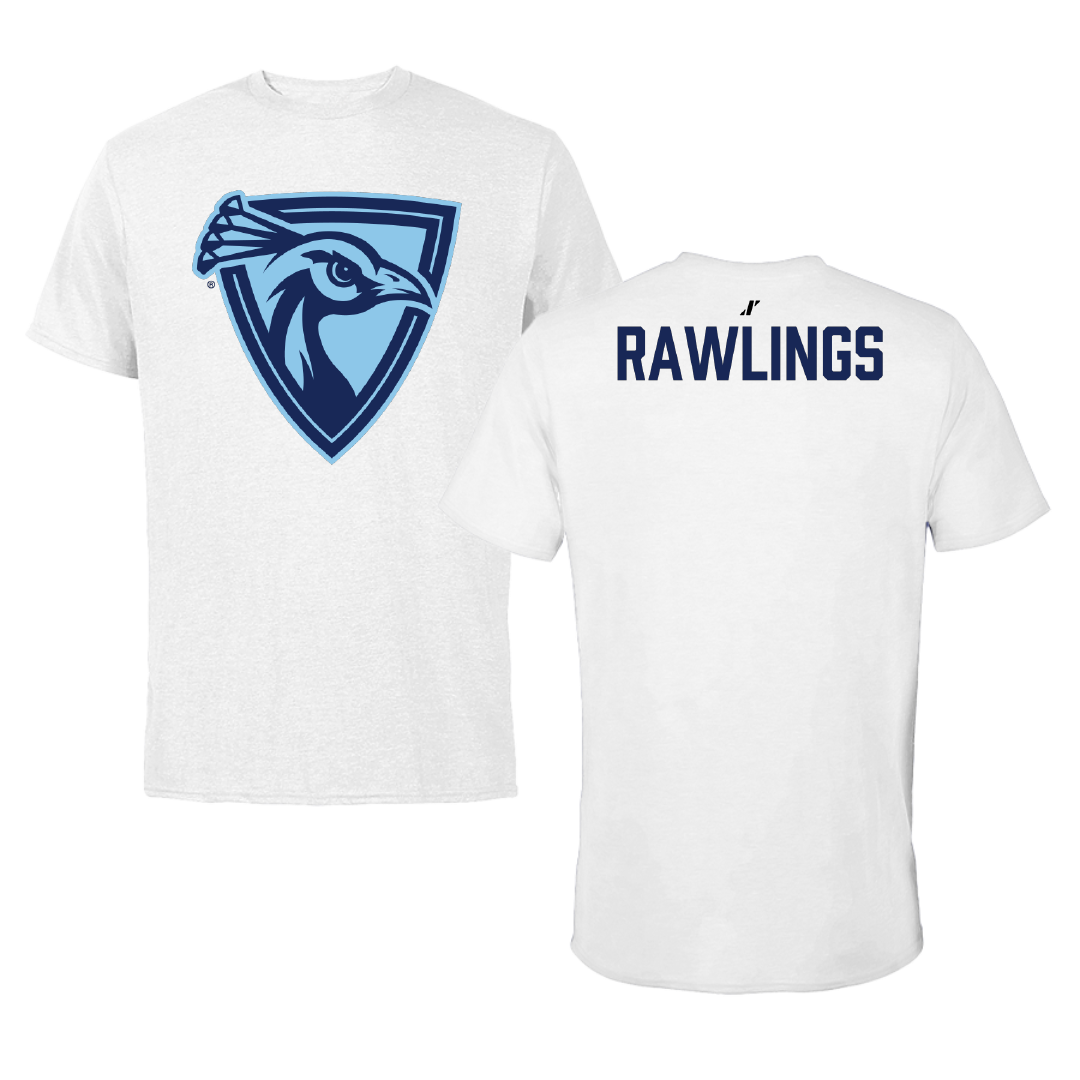 Upper Iowa University Baseball White Performance Tee - Owen Rawlings