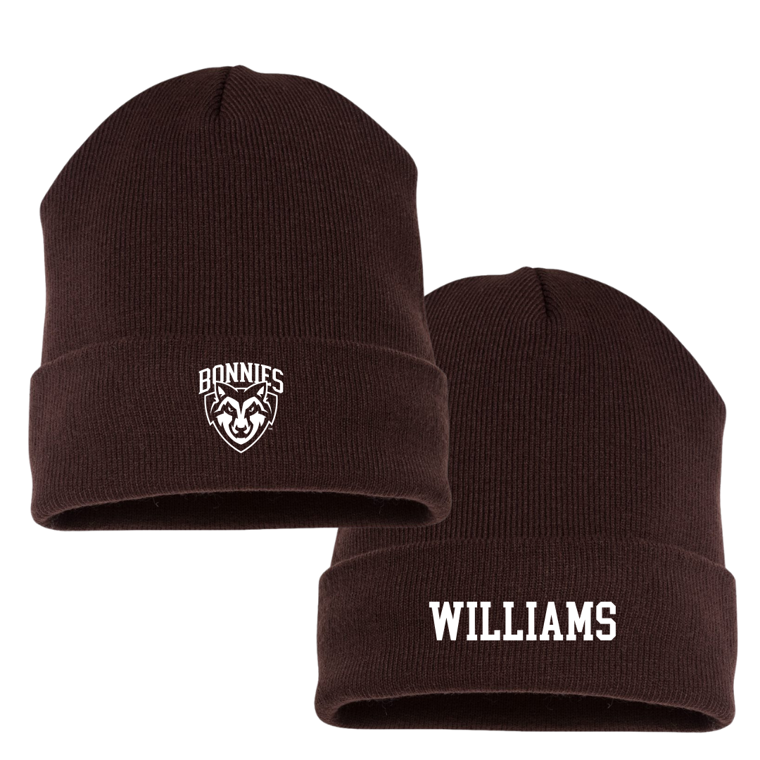 St. Bonaventure University Golf (M) Brown Beanie - Gabe Williams