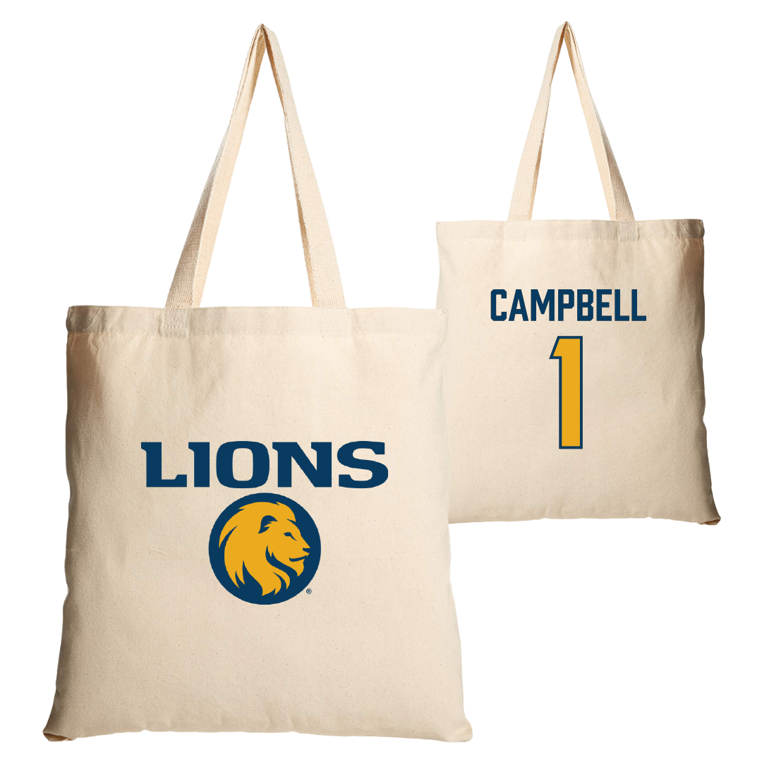 East Texas A&M University Volleyball Tan Canvas Tote Bag - #1 Gracie Campbell