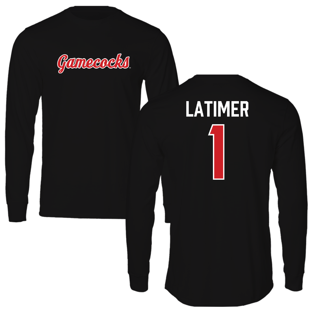 Jacksonville State University Football Black Long Sleeve - #1 Geimere Latimer
