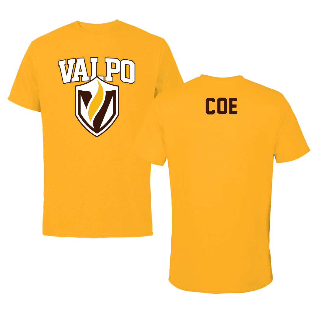 Valparaiso University Cheer Gold Performance Tee - Miyana Coe