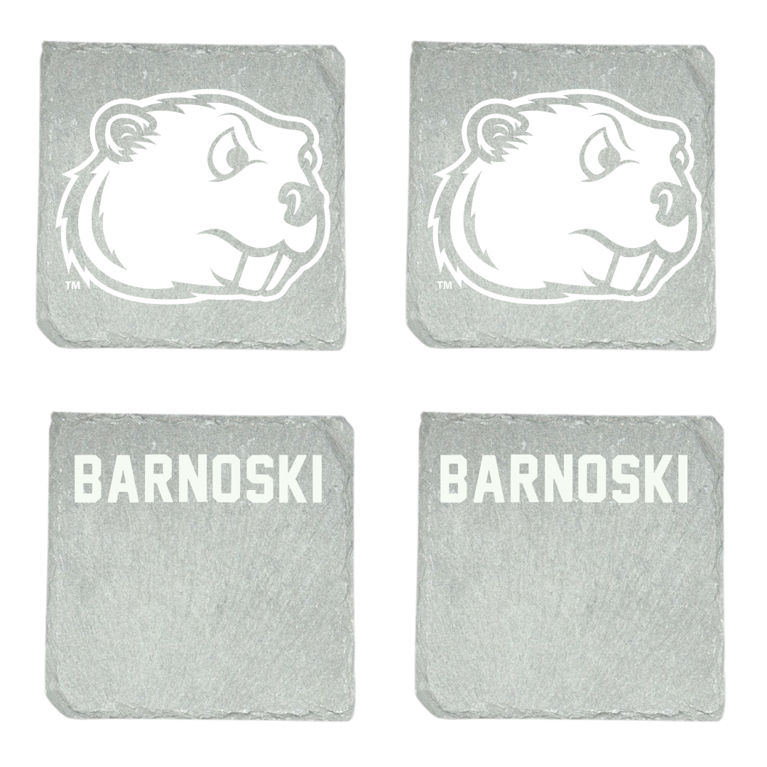 Minot State University Wrestling (W) Stone Coaster (4 Pack)  - Aliana Barnoski