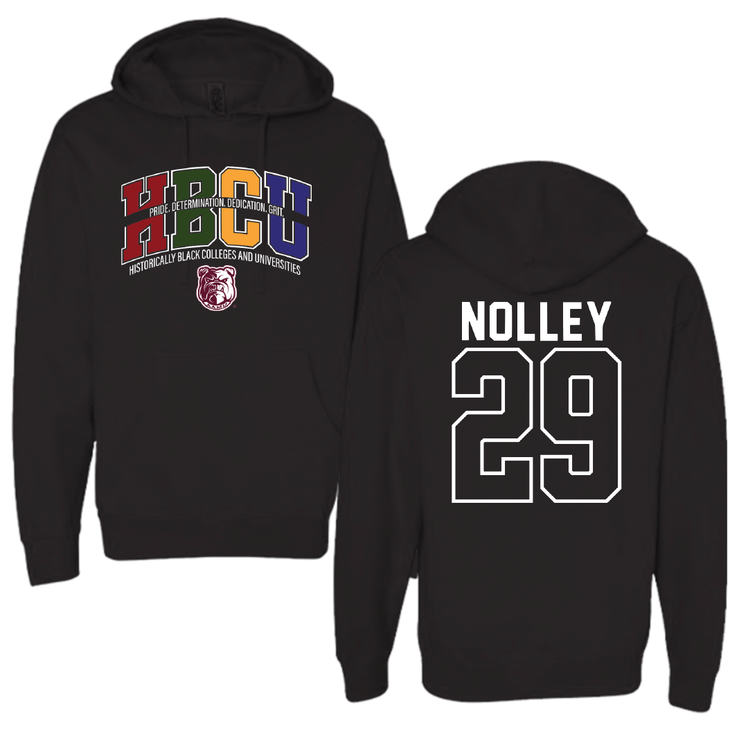 Alabama A&M University Baseball Black HBCU Hoodie - #29 Jordan Nolley
