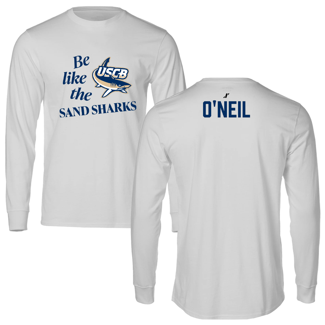 University of South Carolina Beaufort TF and XC Light Gray Be Like Us Long Sleeve - Aiden O'Neil