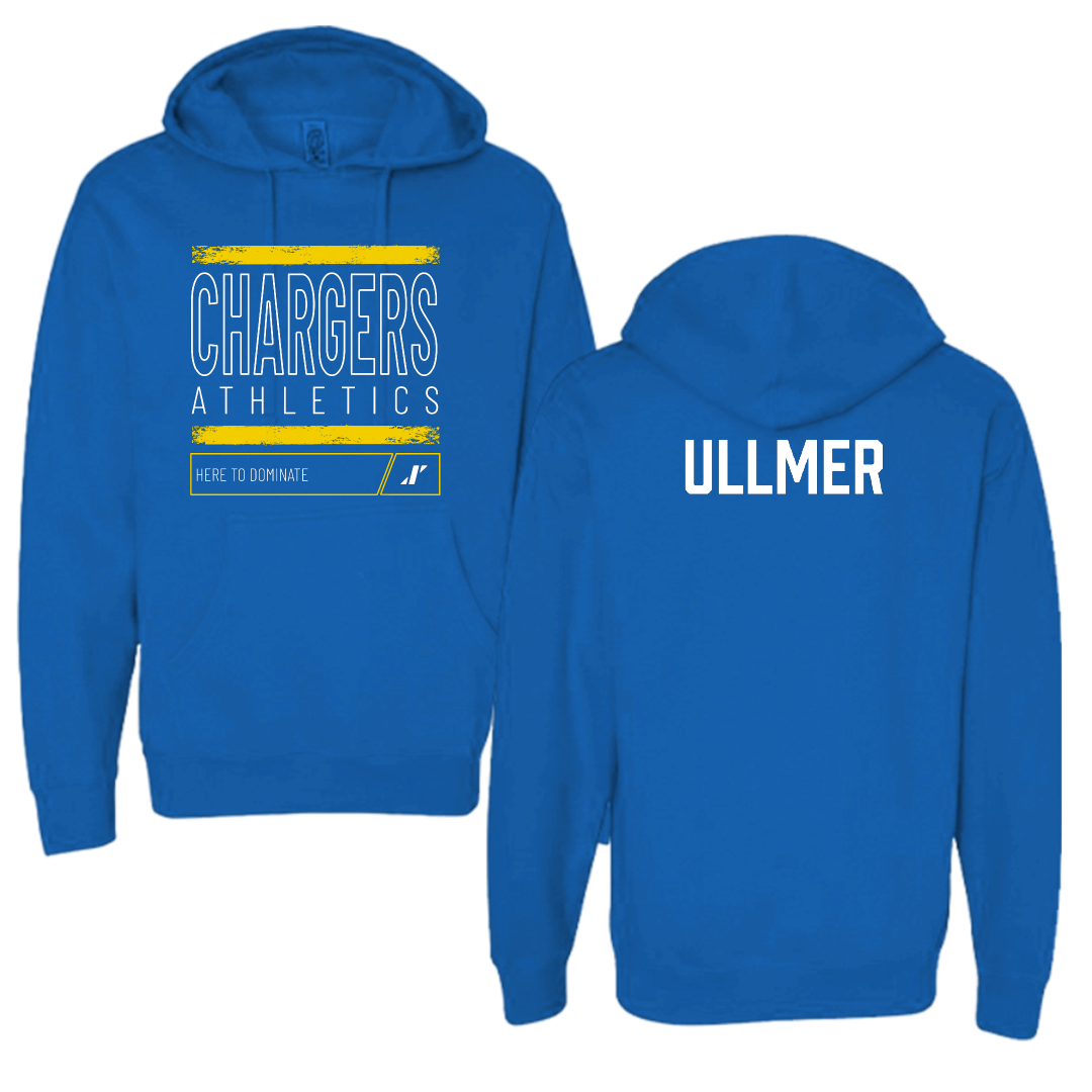Edison State Community College Bowling (M) Blue Dominate Hoodie - Josh Ullmer