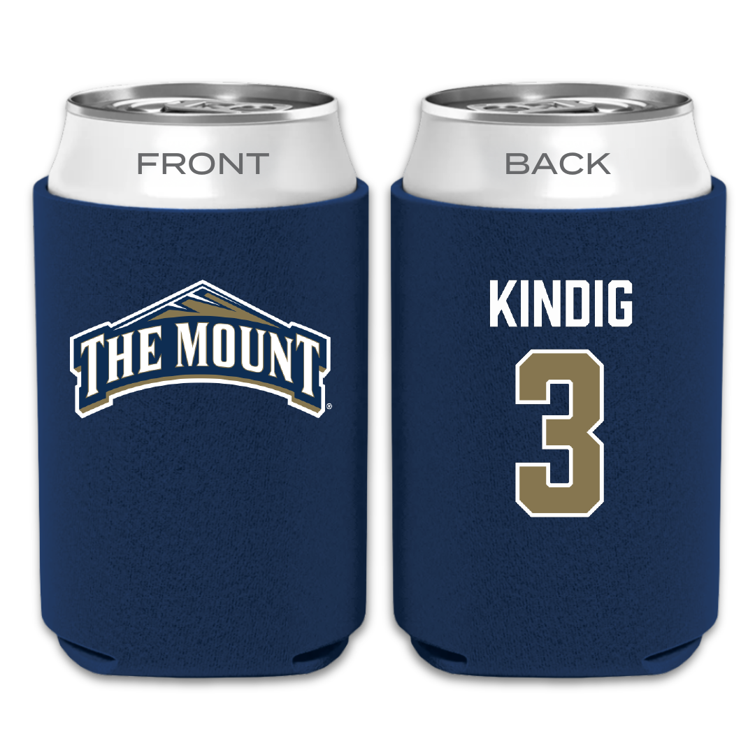 Mount St. Mary's University Rugby (W) Navy Can Cooler - #3 Brielle Kindig