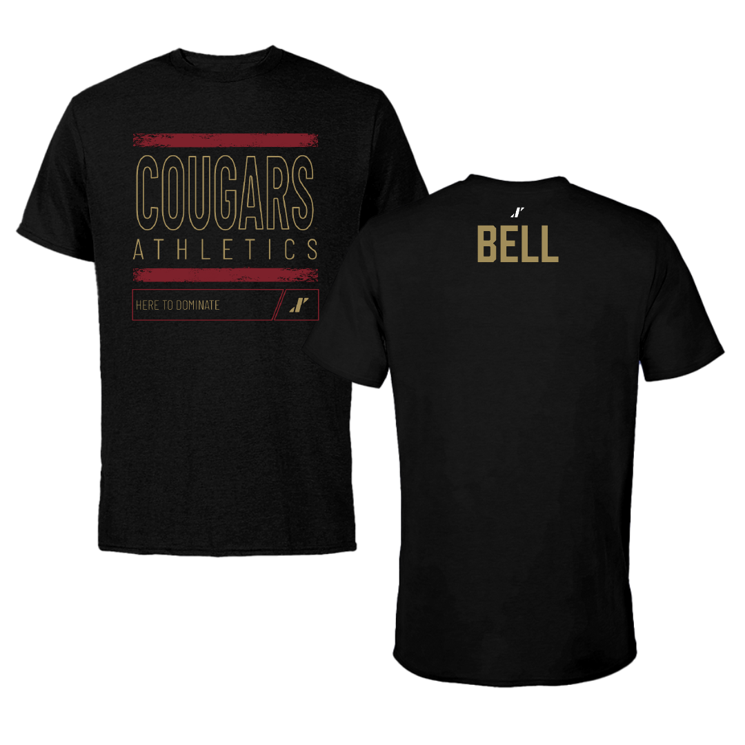 College of Charleston (South Carolina) Equestrian Black Dominate Performance Tee - Camryn Bell