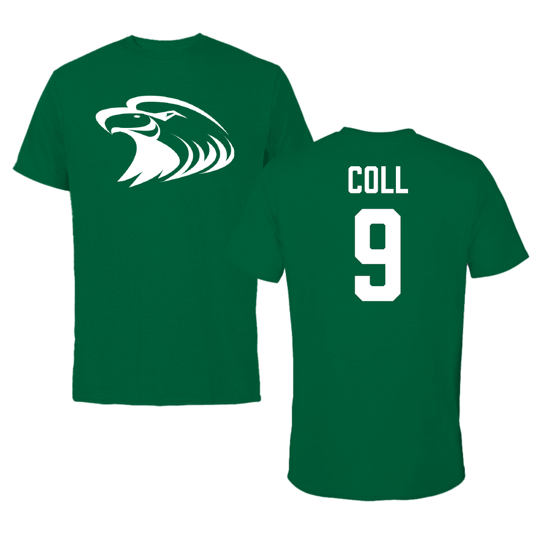 Central Methodist University Soccer Green Tee - #9 Mikel Coll