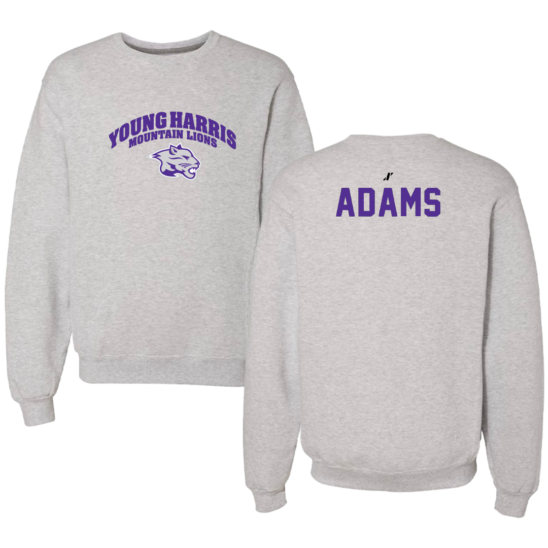 Young Harris College Cheer Light Gray Crewneck - Abigail Adams