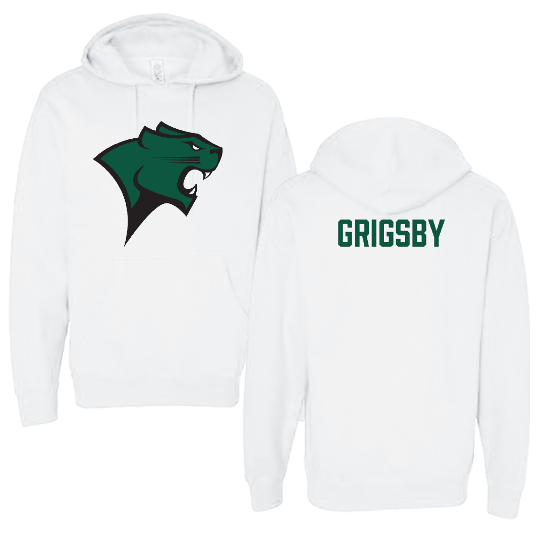 Chicago State University TF and XC White Hoodie - Nickolas Grigsby