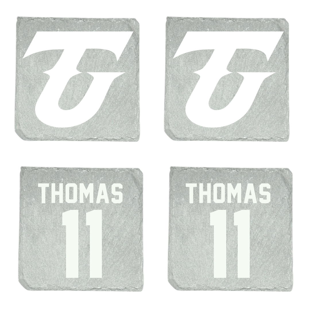 Tiffin University Basketball (M) Stone Coaster (4 Pack)  - #11 Naazir Thomas
