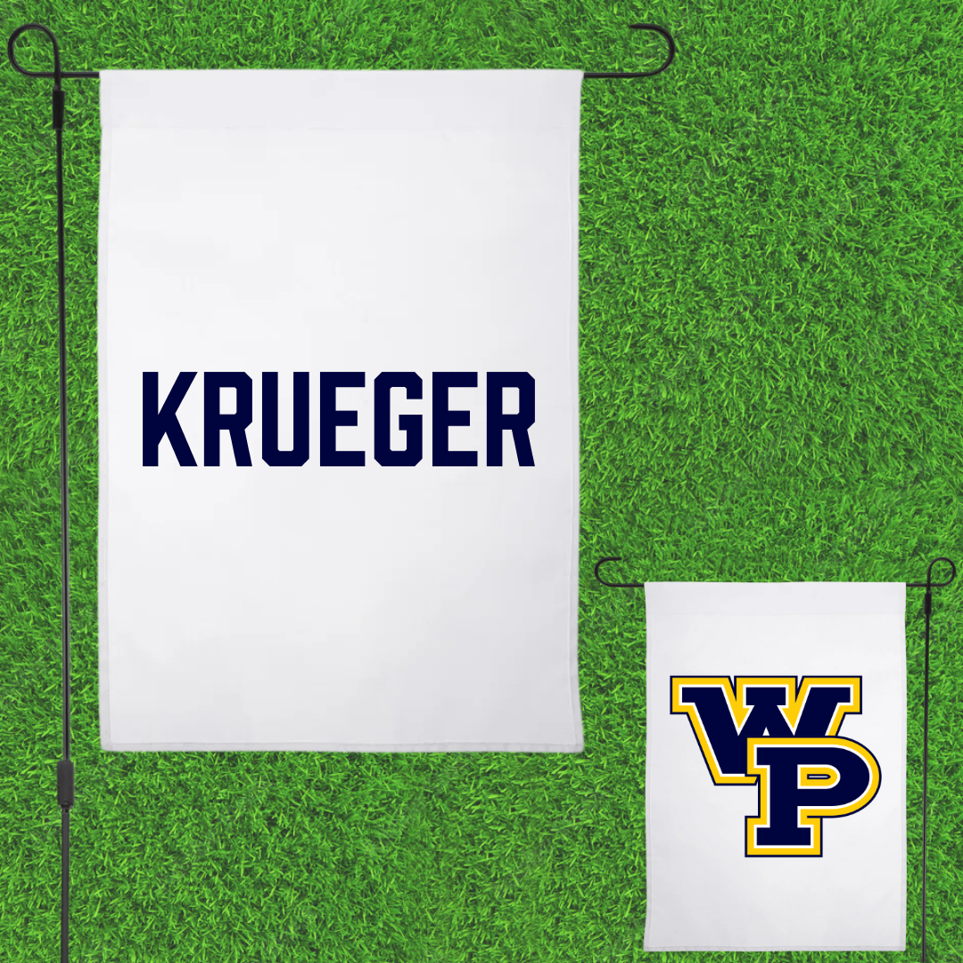 William Penn University Bowling (M) White Garden Flag - Ty Krueger