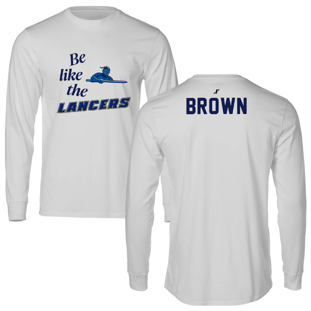 Worcester State University TF and XC Light Gray Be Like Us Long Sleeve - Ryan Brown
